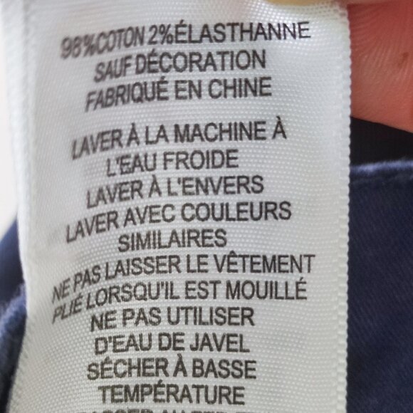 Levi's 502 jeans regular taper boys size 14 W27 X L27 ink blue stretch - Picture 8 of 13